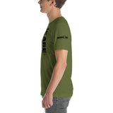 iCare - Short-Sleeve Unisex T-Shirt with Black Logo