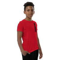 iCare - Youth Short Sleeve T-Shirt with Black Logo